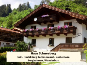 Haus Schneeberg mit Hochkönig Card